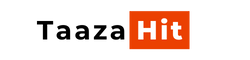 Taaza Hit Written from graphics which acting as a main logo for the light background