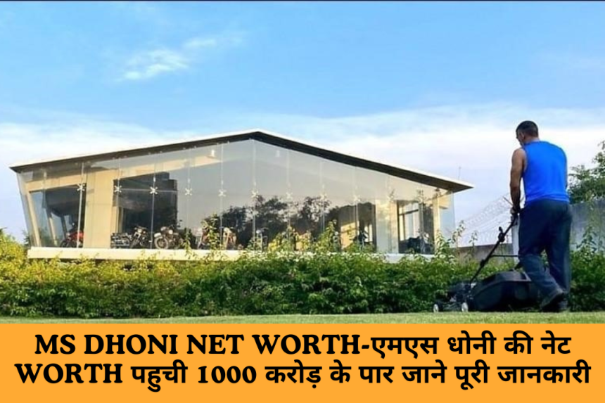 MS Dhoni Net Worth