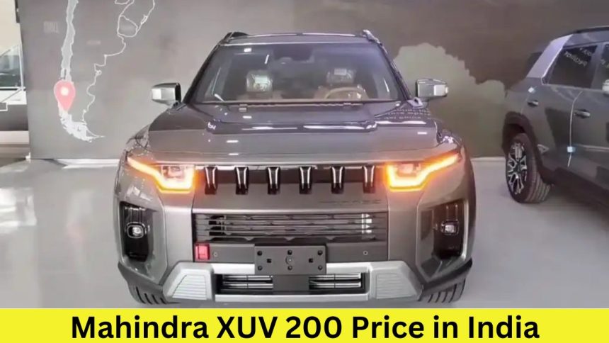 Mahindra XUV 200 Price in India