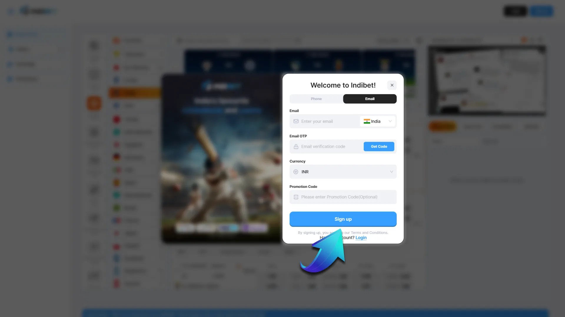 Provide Indibet with your true personal information.